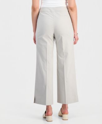 Petite Pull-On Wide-Leg Pants