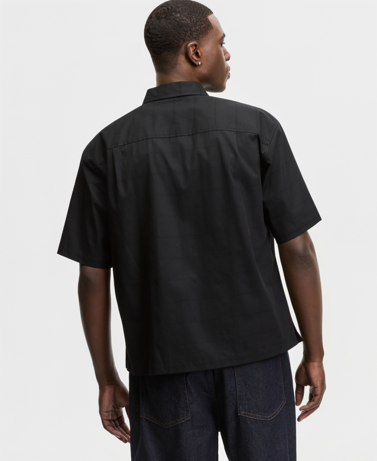 Mode of One Men's Relaxed-Fit Short-Sleeve Ripstop Shirt, Macy's Exclusive