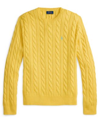 Men's Cable-Knit Cotton Sweater