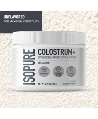 Colostrum + Gut Health & Immune System Support, Unflavored, 30 servings
