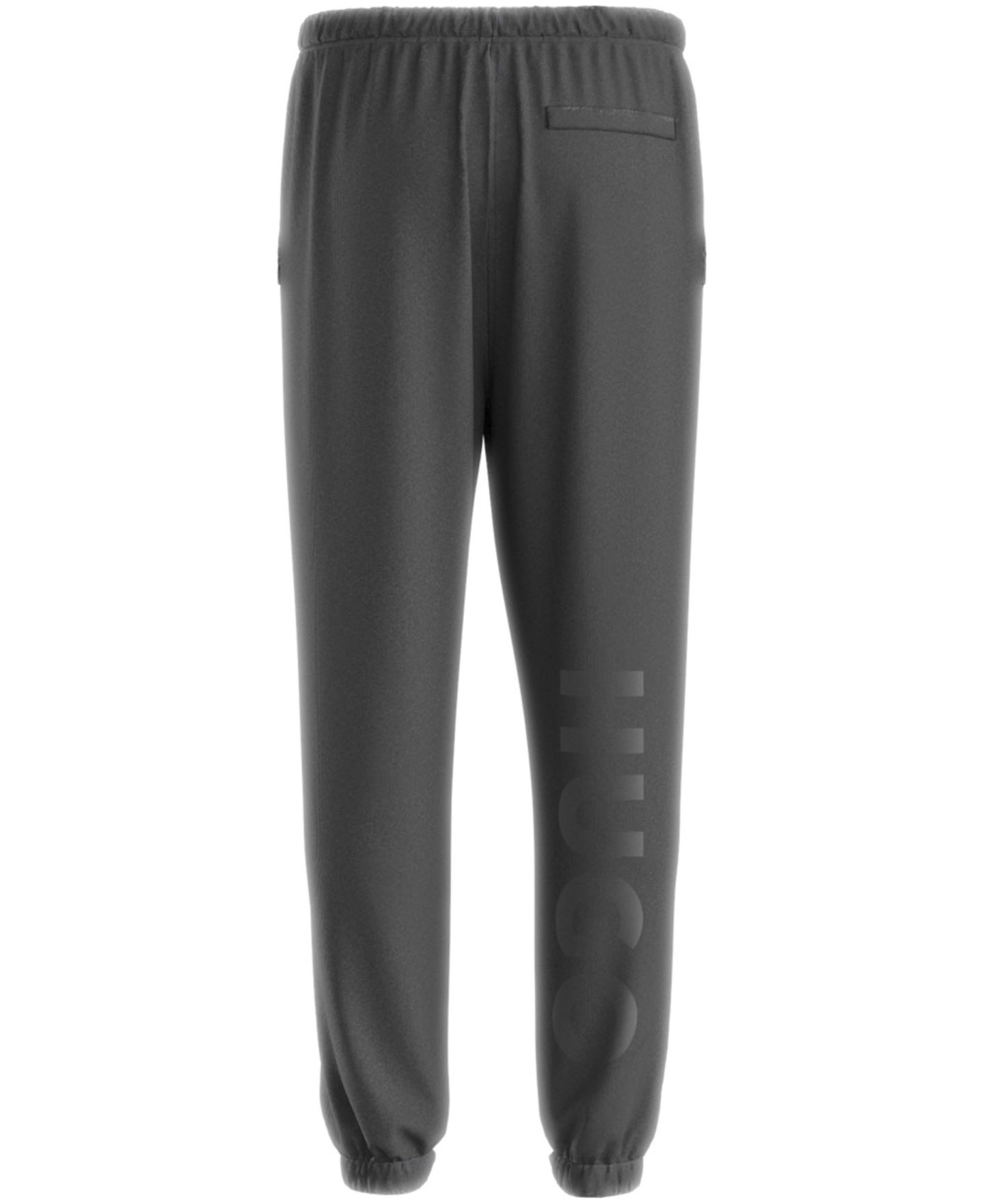 Мужские брюки Hugo Boss Nenzytro Cotton-Blend Logo Track Pants, цвет: Средний серый — фото 3