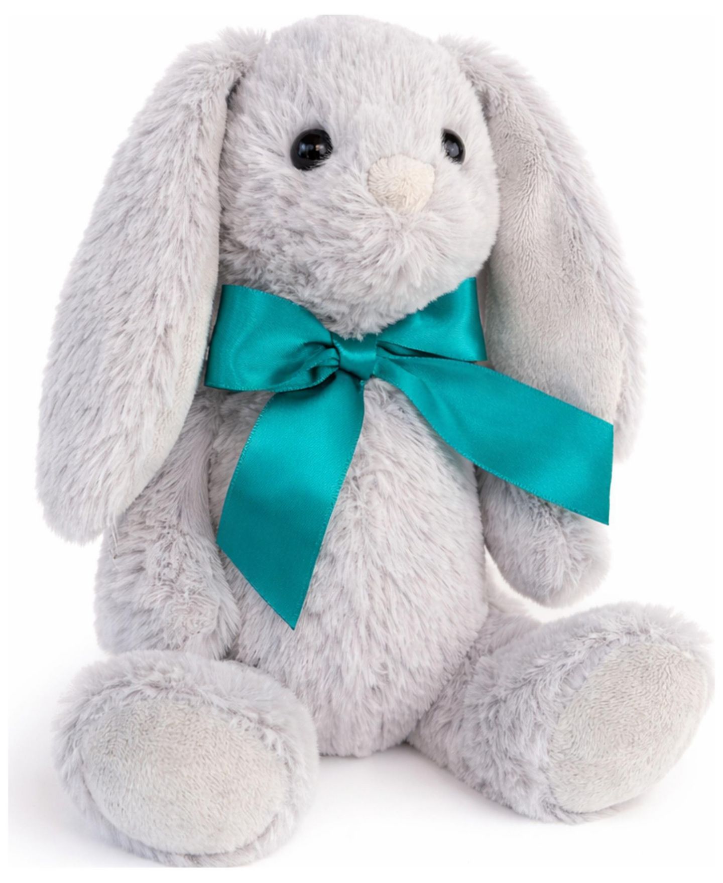 Детская мягкая игрушка Wild Hippo Luxe Leapers Gray Plush Bunny — фото 2
