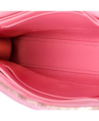 XS Crush Chain Flap Bag Quilted Crushed Calfskin