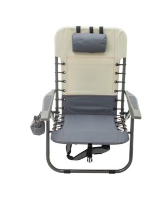 2 x 2 x 3 ft Slate Lace Up Removable Backpack Chair