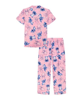 Girls' 4-10 Graphic Print Top and Pants, 2-Piece Pajama Set
