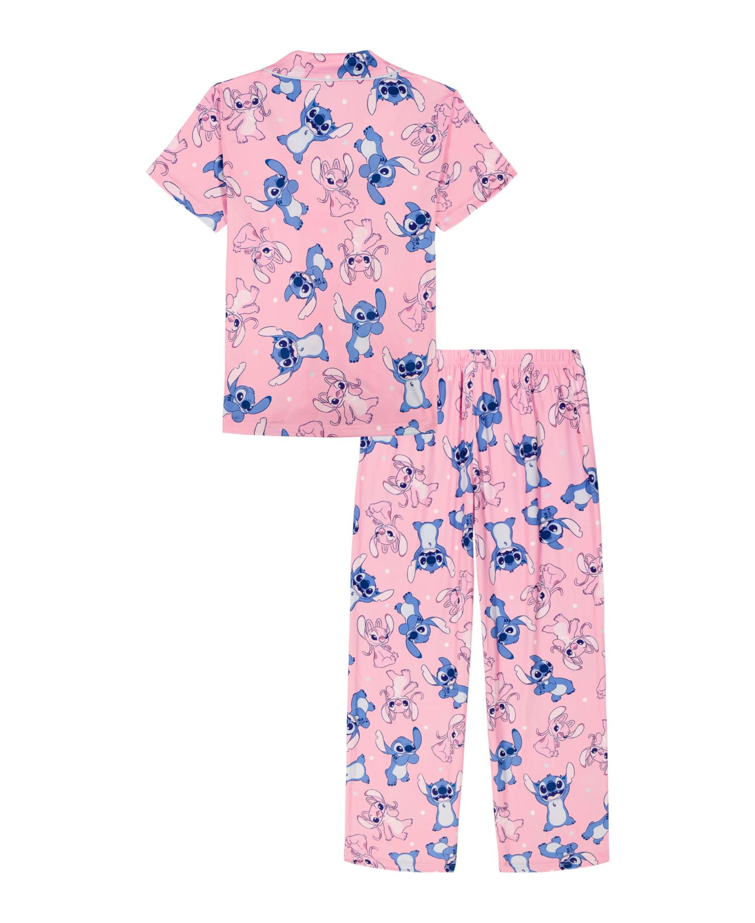 Girls' 4-10 Graphic Print Top and Pants, 2-Piece Pajama Set