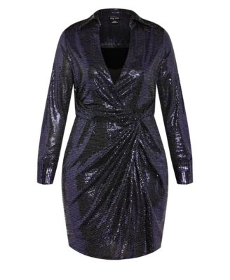Women's Sequin Glow Dress