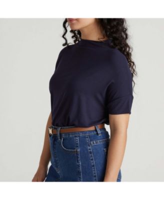 Plus Size Petra Liquid Jersey Top