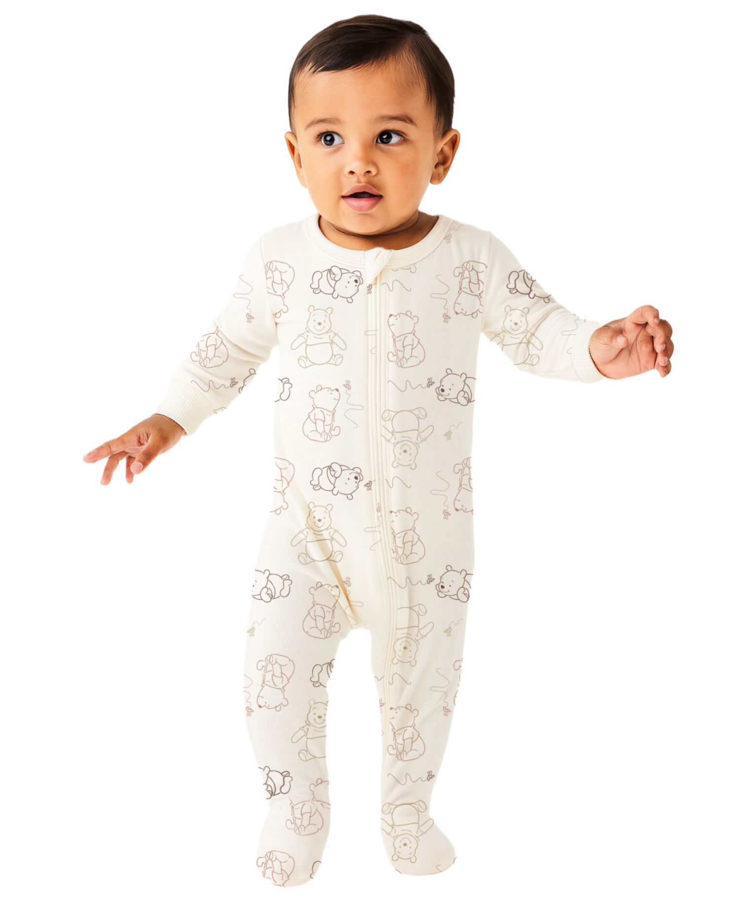 Baby Boys' and Girls' Winnie the Pooh Crewneck Sleep and Play