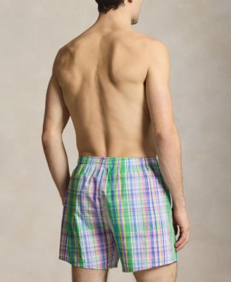 Men's Yarn-Dyed Plaid Boxer Briefs