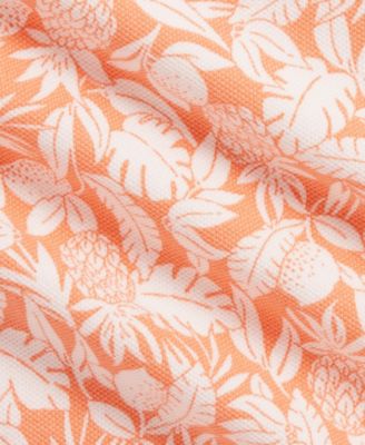 Baby Boys' Pineapple Stretch Mesh Short-Sleeve Polo Shortall