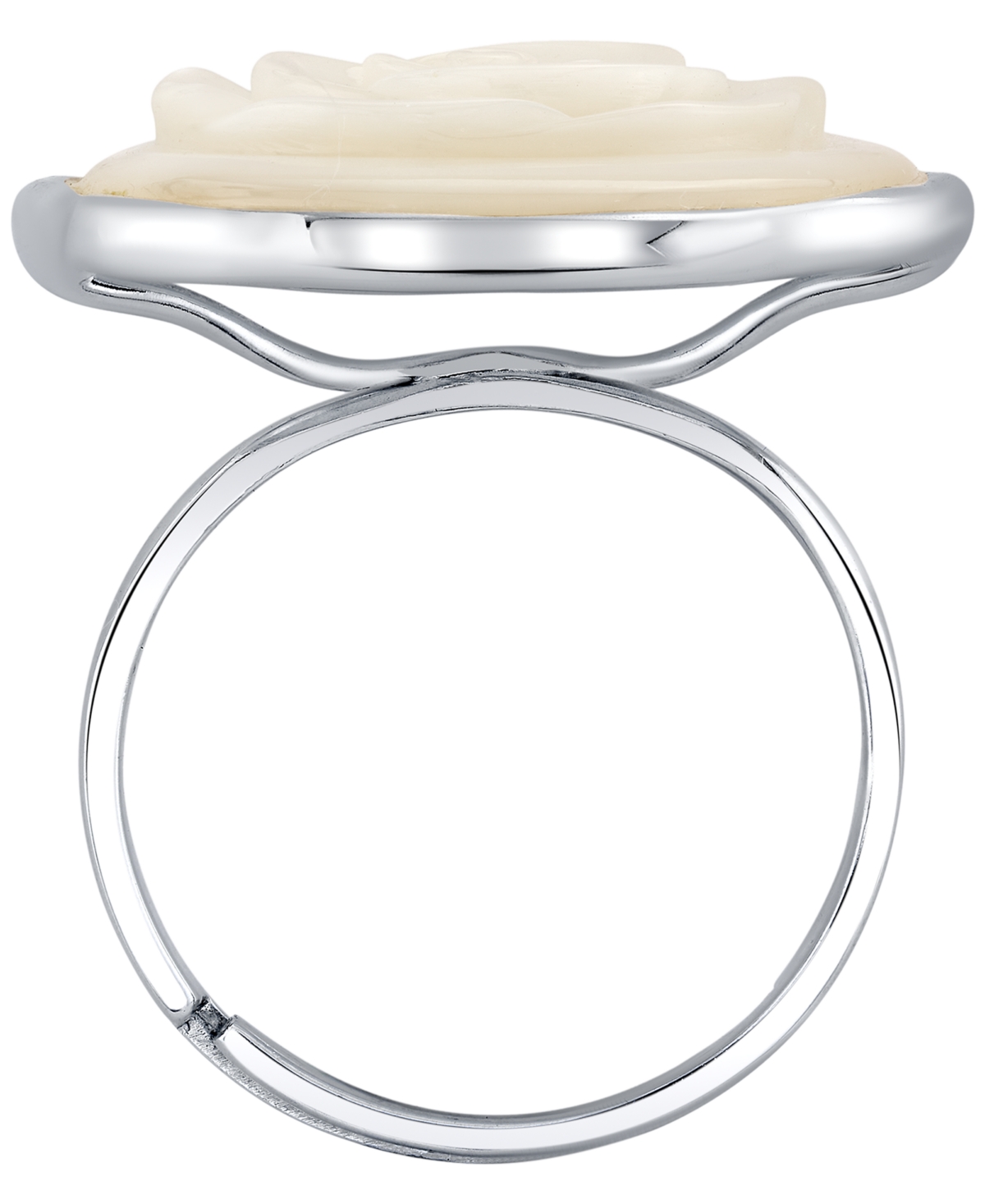 Macy's Mother Of Pearl Ring in Sterling Silver