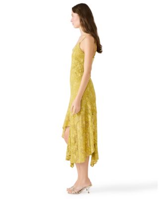 Juniors' Sweetheart Neck Fern Dress