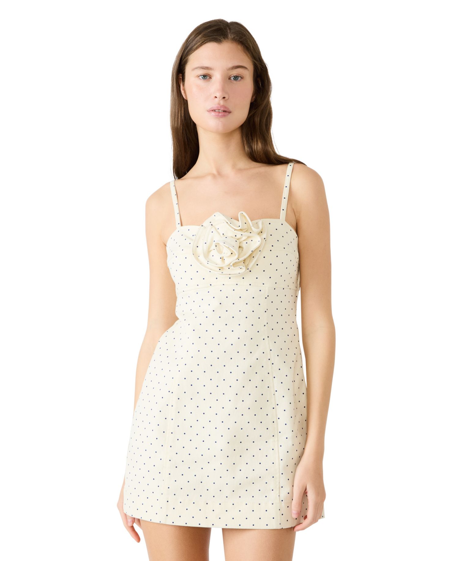 Peony Square Neck Mini Dress