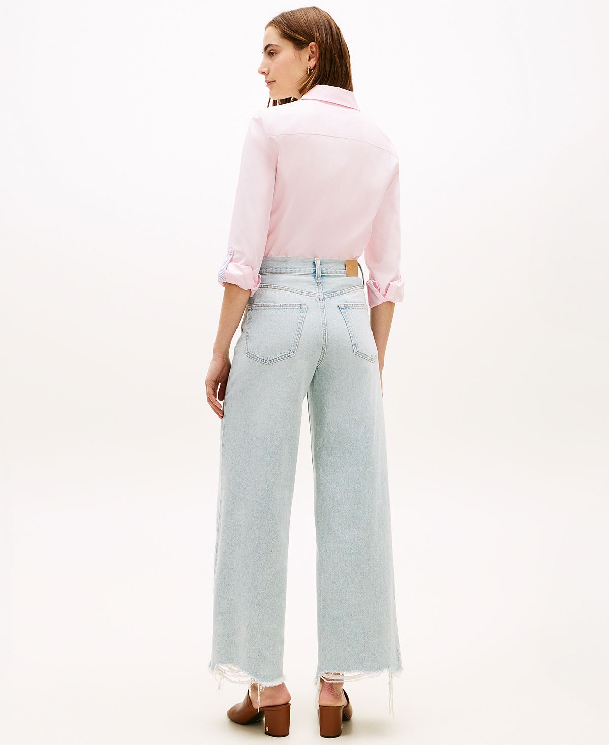 Tommy Hilfiger Women's Eve 70's Wide-Leg Ankle Jeans view 4 — MAYCSS fashion products