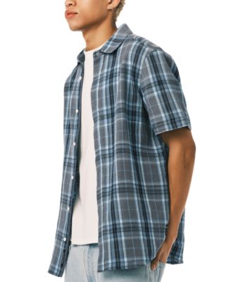 Men's Sulian Short-Sleeve Plaid Shirt