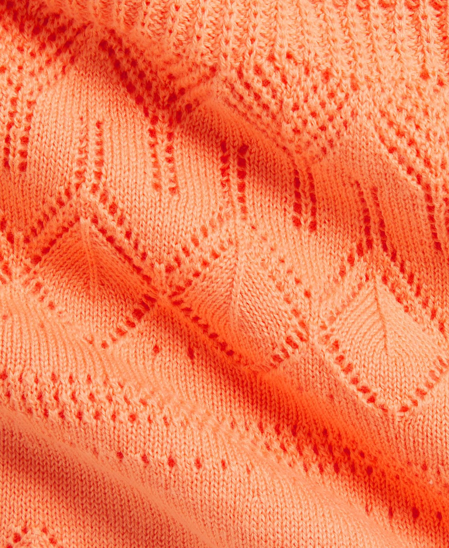 Платье Polo Ralph Lauren Pointelle Cotton Sweater Dress для девочек-малышей, цвет: Оранжевый — фото 3
