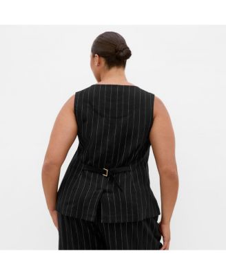 Women's Plus Size Kelly Stripe Vest