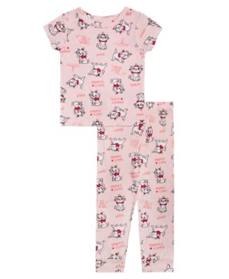 Girls' Toddler 2T-4T Marie In France Top and Pants, 2-Piece Pajama Set