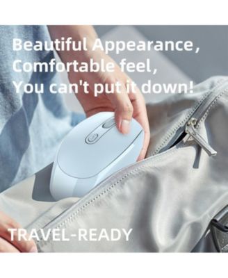 Minimalist Wireless Mouse, Mute & Easy-to-Use for Office/Gaming/Design, Travel-Friendly for Students & Professionals