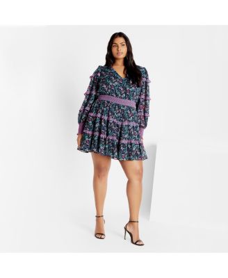 Women's Plus Size Hollie Print Dress