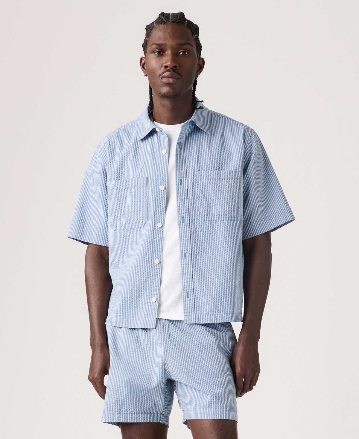 Levi's Men's Short-Sleeve Mechanic Boxy Shirt