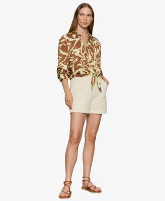 Women's Lover Printed Tie Shirt