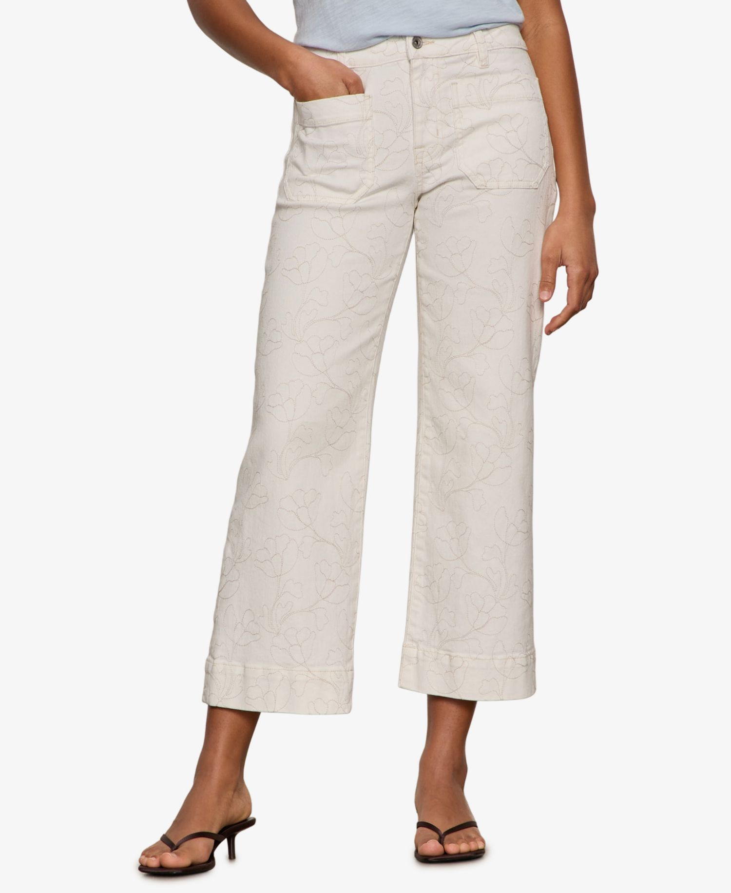 Women's The Marine Wide-Leg Crop Jeans