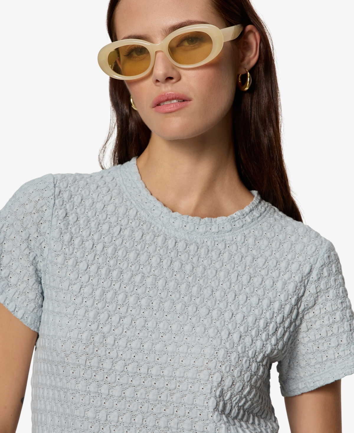 Sanctuary Women's Pucker-Up Textured Knit T-Shirt