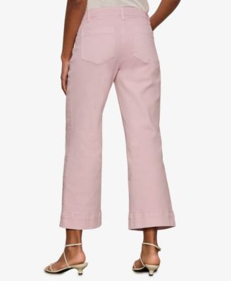 Women's The Marine Mid Rise Cropped Wide-Leg Jeans 