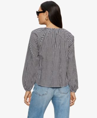 Women's Perfect Gingham Button-Front Blouse