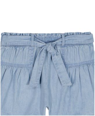 Girls' 7-16 Paper Bag Waist Shorts