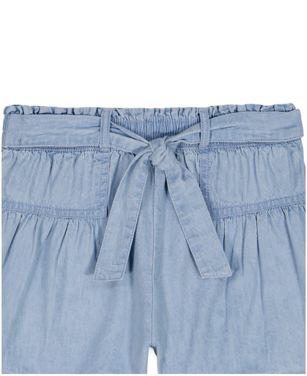 Calvin Klein Girls' 7-16 Paper Bag Waist Shorts