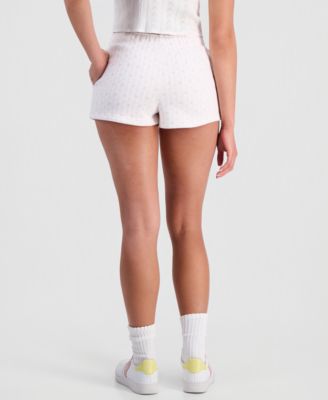 Juniors' Senior Ellie Fleece Shorts