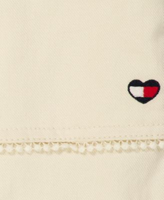 Girls' 7-16 Twill Wide-Leg Pants