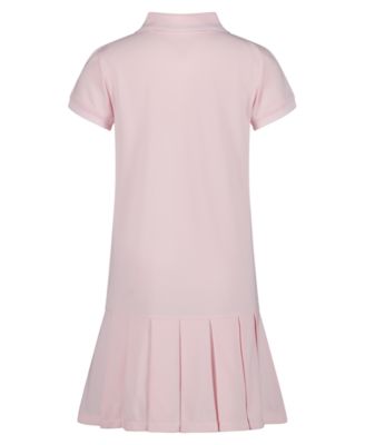 Girls' 7-16 Pleated Polo Dress