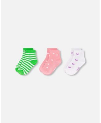 Girls Socks (3 Pairs) Striped