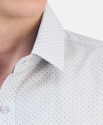 Men's Slim-Fit Performance Four-Way Stretch Dress Shirt