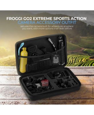 Osmo Action 4 Camera Standard Combo, Bundle with Froggi Extreme Sport Accessory Kit and 64GB microSDXC Memory Card