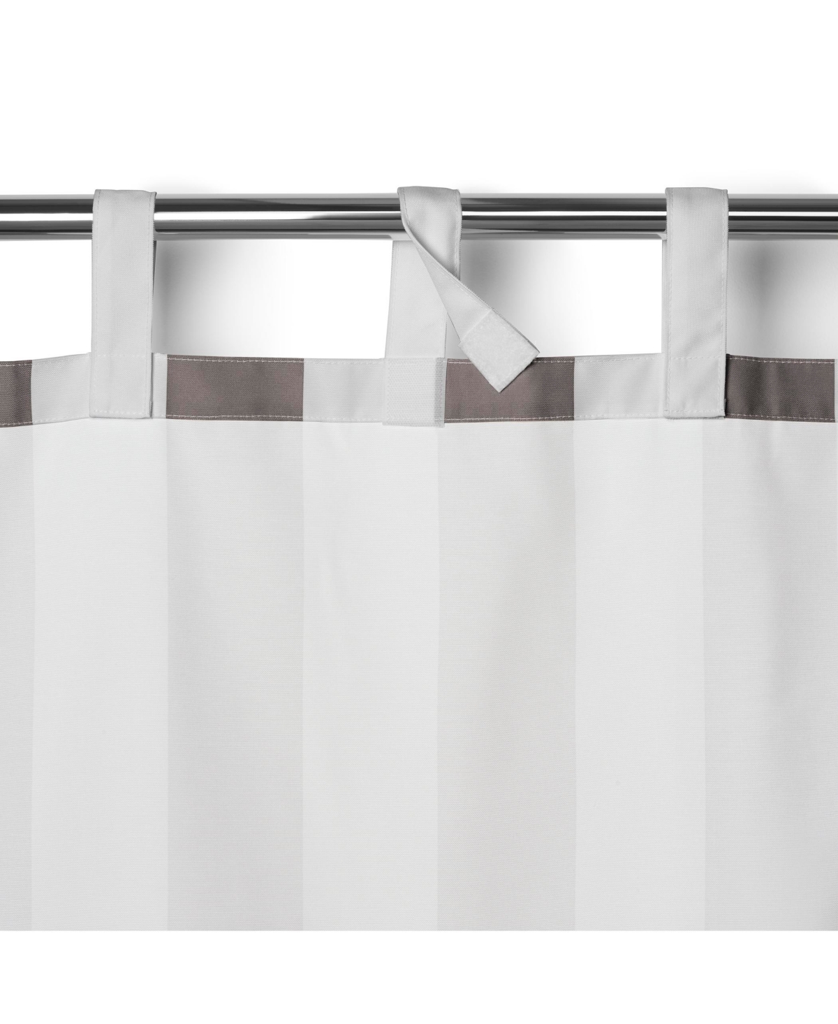 Elrene Home Fashions Highland Stripe Indoor/Outdoor Window Curtain