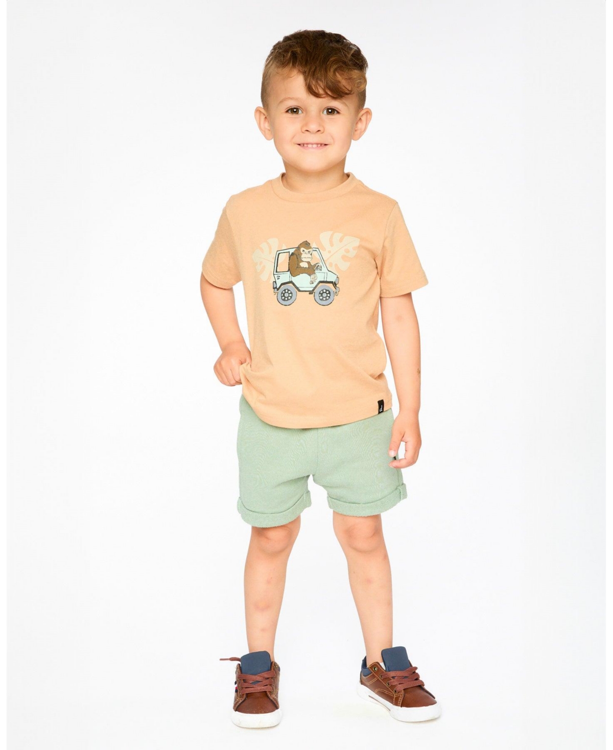 Deux par Toddler Boys Cotton Short Sleeve T-Shirt