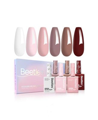 Neutral Gel Nail Polish Set – 6 Colors