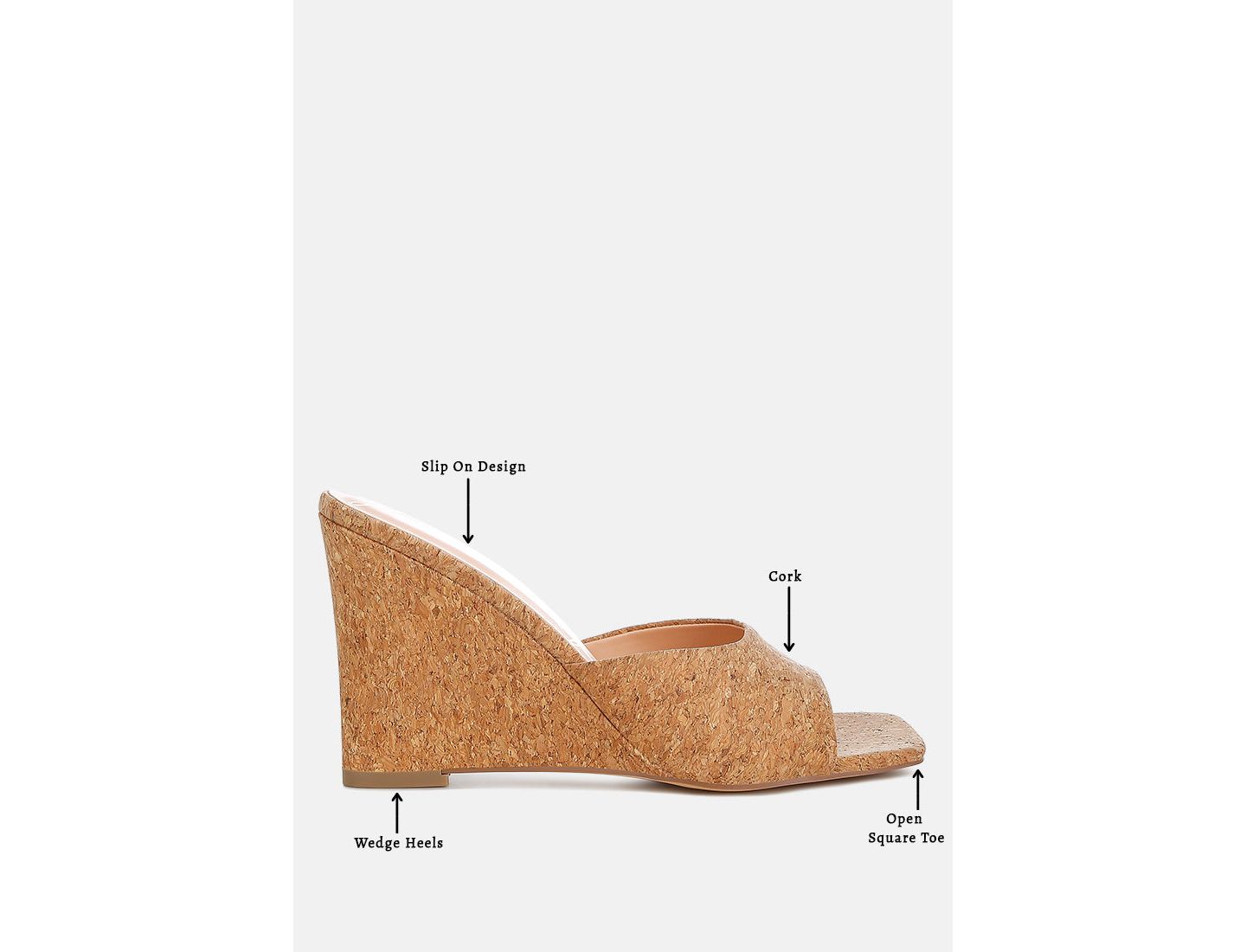 Женские сандалии London Rag Shiloy Cork Wedge — фото 11