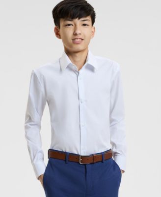 Boys' 8-20 Polka Dot Dress Shirt