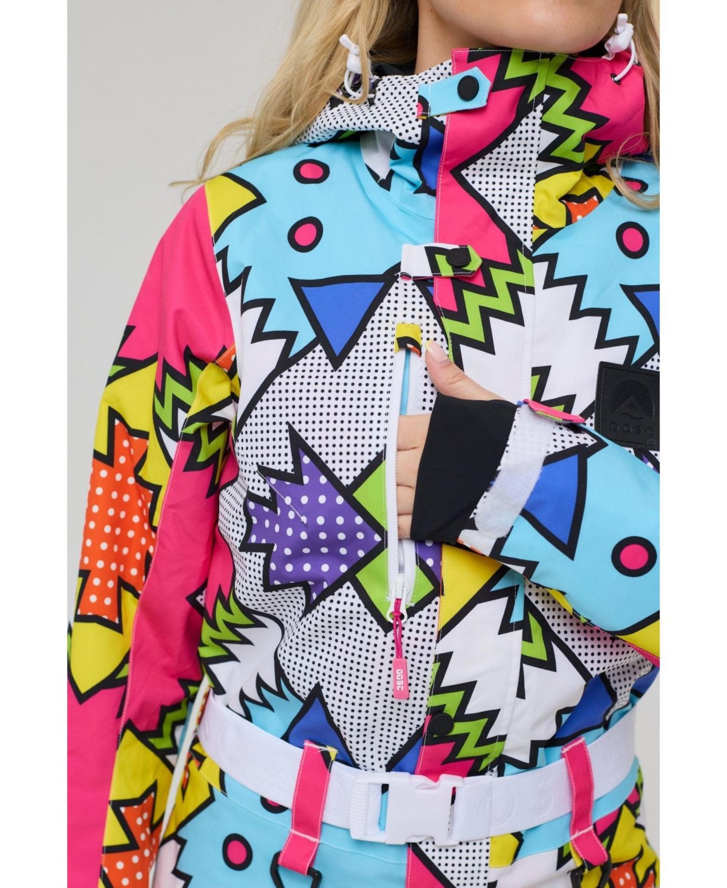 Женские куртки OOSC Day Tripper Ski Suit, цвет: Синий / Жёлтый — фото 9