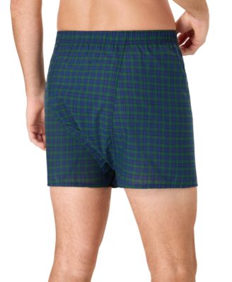 Men's Ultimate Printed Woven Boxers, 4-Pack