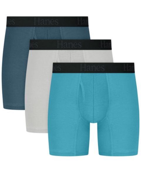 Трусы-боксеры Assorted для мужчин, 3 шт. — Hanes, цвет: Assorted Colors