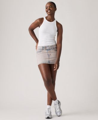 Women's Slim-Fit Superlow Mini Skirt