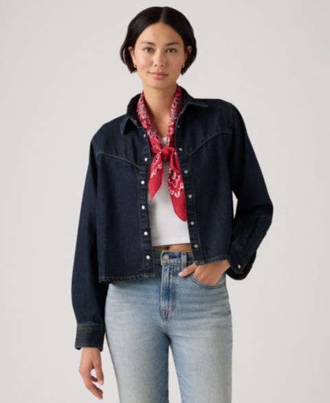 Женские куртки Levi's Premium Women's Logan Point Collar Shacket