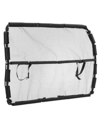 Vehicle Dog Barrier for Front Seats, 50" Wide Mesh Car Divider, Universal Fit for SUVs and Trucks